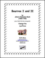 Bourree I and II Clarinet Trio EPRINT cover Thumbnail